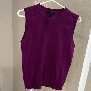 J. Crew Rich Purple Tank Top